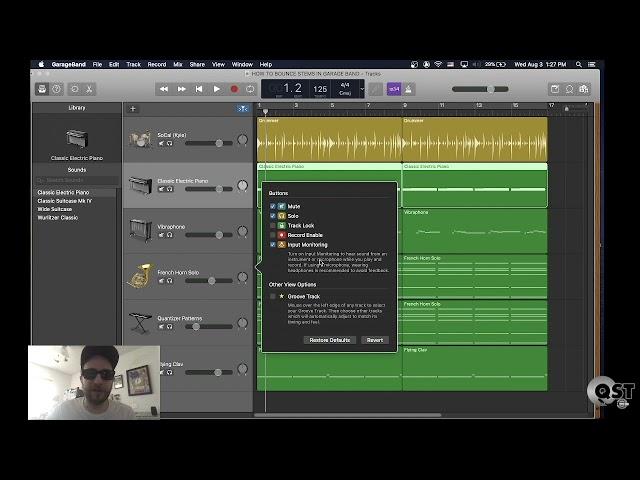 How To Export Stems In GarageBand