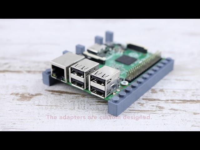 3D printed Raspberry Pi Lego Adapters - The Pi Baking Show