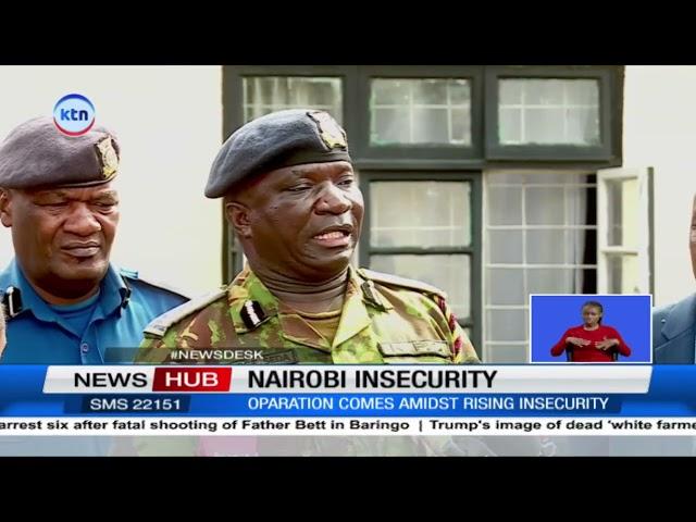 Nairobi insecurity: Police arrest four suspects, recover AK-47, several pistols