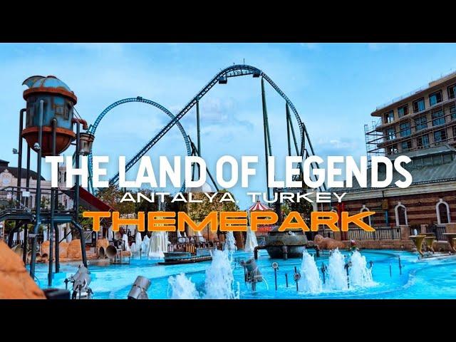 Land of Legends, 4K (Theme Park) All Rides / Attractions, POVs with review.