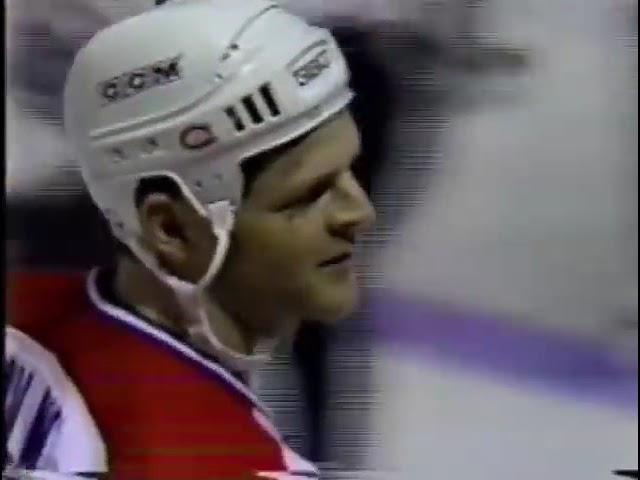 Flyers vs Canadiens rough stuff. 1 september 1988