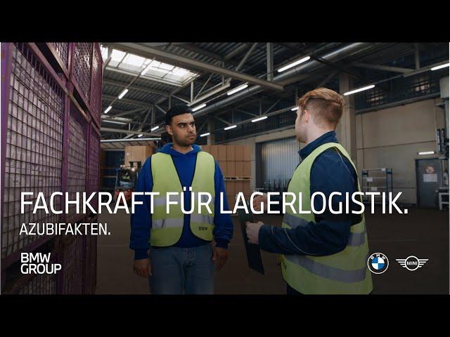 Azubifakten I Fachkraft für Lagerlogistik I BMW Group Careers.