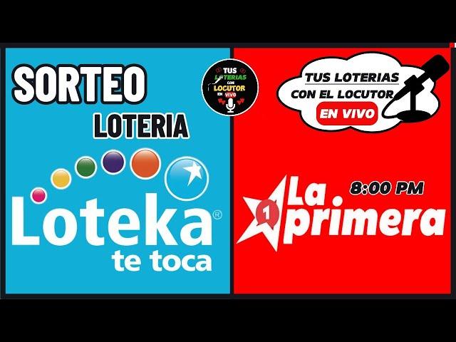 Sorteo LOTEKA TE TOCA LA PRIMERA En VIVO de hoy jueves 27 de marzo del 2025