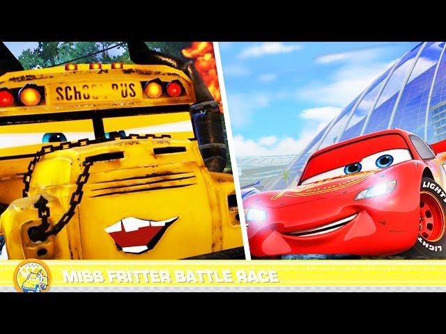 Miss Fritter vs Lightning McQueen Battle Race | Cars 3 Driven to Win Game