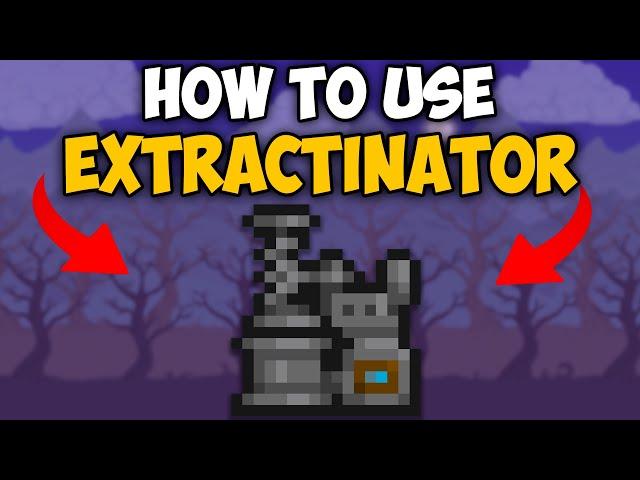 How To Use Extractinator in Terraria 1.4.4.9 | Terraria Extractinator