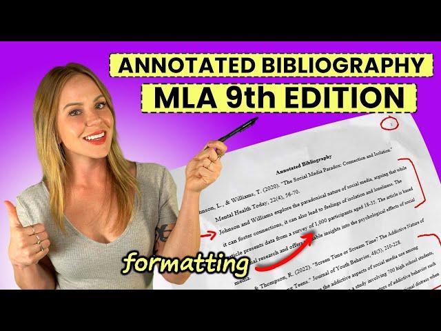 Annotated Bibliography | MLA 9th Edition | Beginners Guide