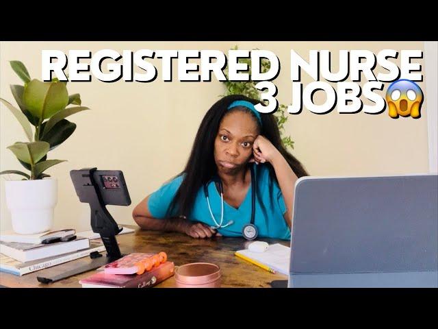 REGISTERED NURSE: I WORK THREE JOBS| MY NURSING PAYCHECKS| REGISTERED NURSE SALARY| RN