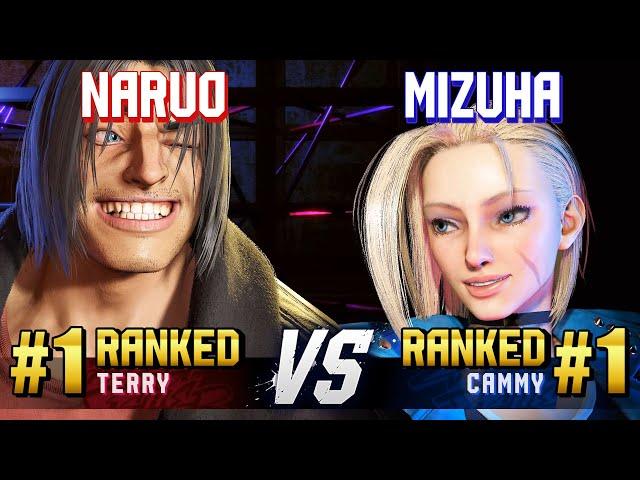 SF6 ▰ NARUO (#1 Ranked Terry) vs MIZUHA (#1 Ranked Cammy) ▰ High Level Gameplay