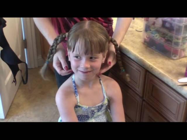 How to make princess hair braids in HD tutorial