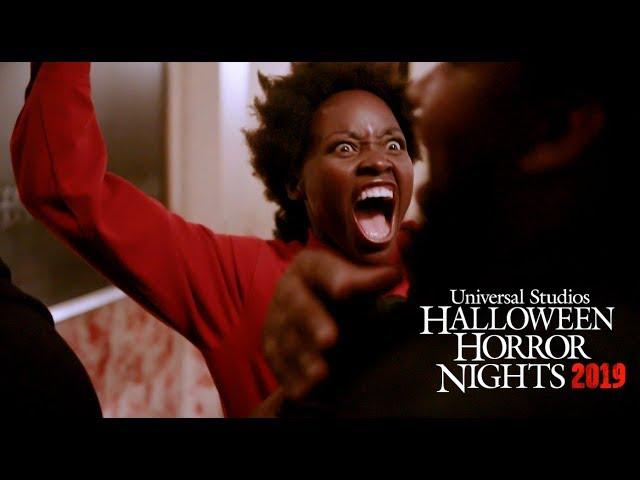 Lupita Nyong'o reprises her role in Us at Universal's Halloween Horror Nights 2019