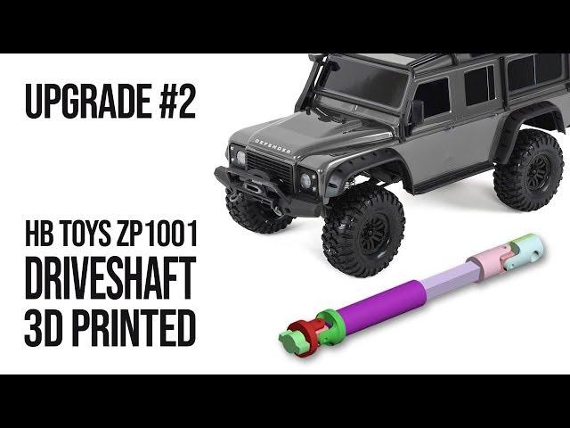 HB TOYS ZP1001 UPGRADE - 3D Printed Telescopic Driveshaft