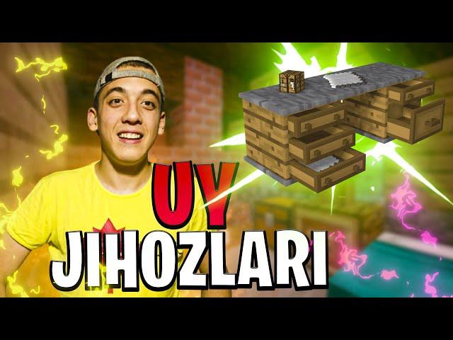 MINECRAFT/UY JIHOZLARI 2/UZBEKCHA LETSPLAY