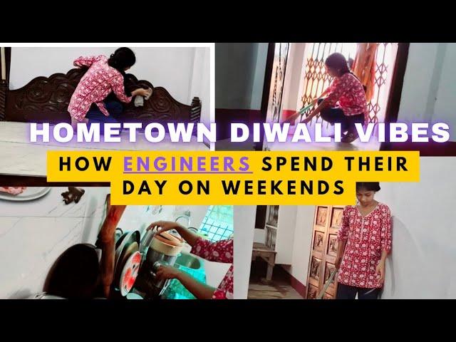 My hometown days with work from home ️  Engineer's life | #office #diwali #chathpuja