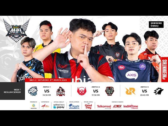  LIVE | MPL ID S15 | Regular Season Day 2 Week 1 | English