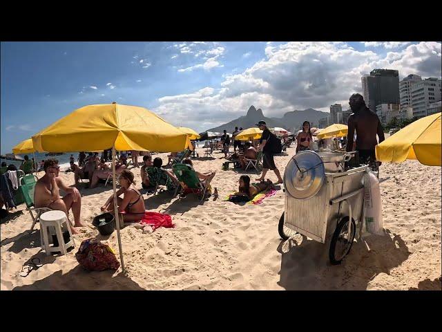  MUST WATCH | Leblon Beach’s Vibrant Charm  | Brazil 2024 Walk