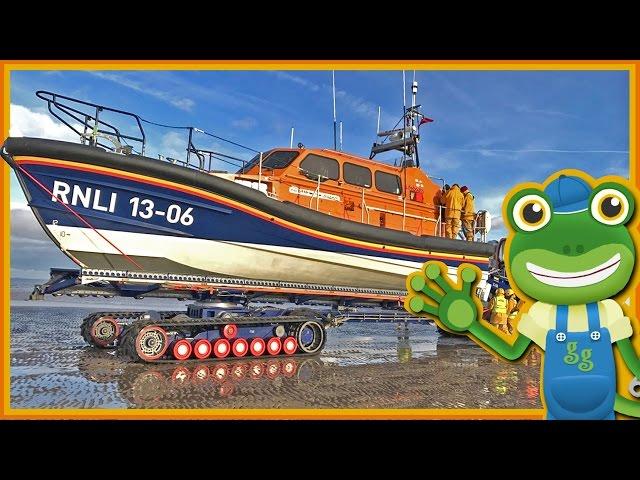 Lifeboats For Children | Gecko's Real Vehicles