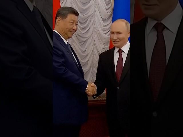 Russia's Putin Meets China's Xi on Sidelines of BRICS Summit