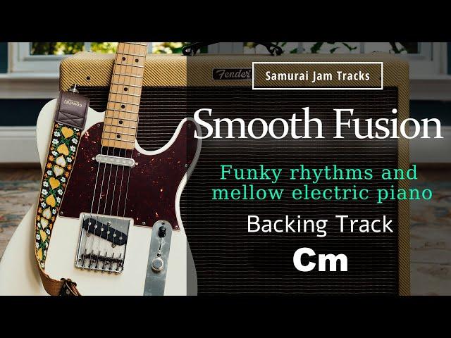 Smooth Groove Guitar Backing Track in C minor