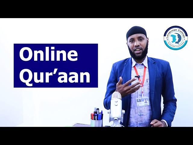 Online Qur'aan - WhatsApp +252 636 883 030