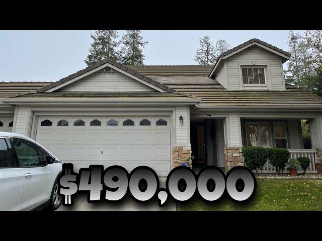 HOUSE TOUR WITH BIG BACKYARD STOCKTON CALIFORNIA FOR SALE $490,000