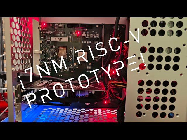 I can't believe they sent me a 1st 7nm RISC-V Prototype Sample!