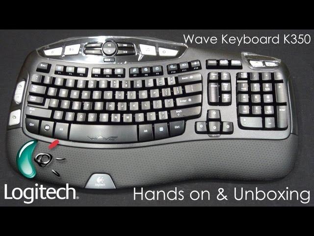 Logitech WAVE Wireless (K350) Keyboard - Hands On Review, Unboxing & Customization - Cursed4Eva