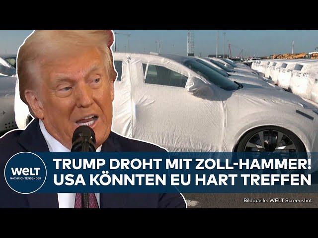 USA: Zoll-Hammer! Heftige Pläne! Trump droht der EU mit Maßnahmen