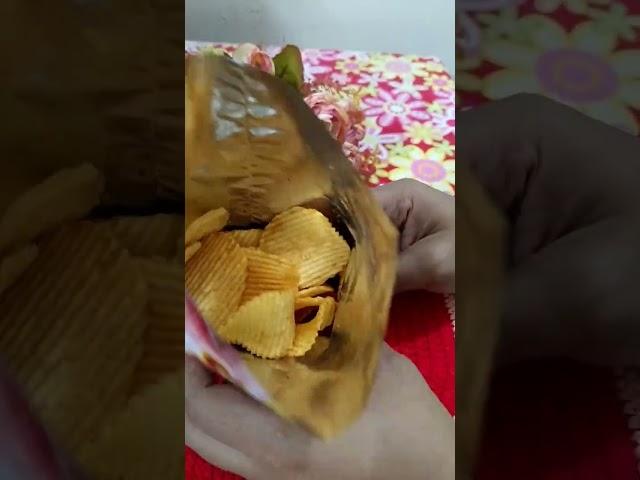 Potato chips|Sun chips #crispy #chips #youtubeshorts #viral #viralshorts #eating #food #love #yummy