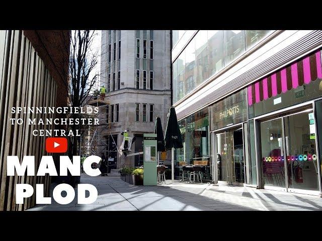 Spinningfields to Manchester Central | Walking Tour [4K]