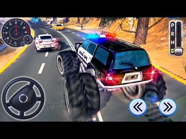 Police Truck Gangster Driver 3D - Cop Car Chase Driving Simulator - Android GamePlay