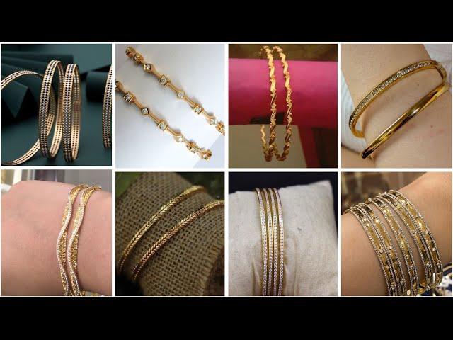 Beautiful gold bangles for women // bangles designs