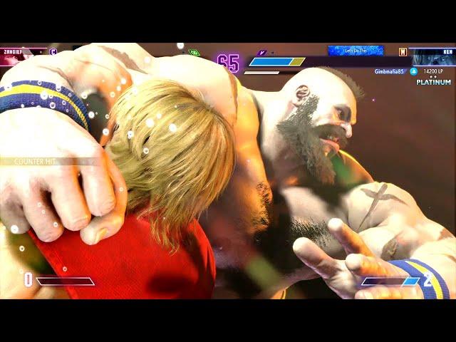 Street Fighter 6: Match #281 (Ranked): Carls493 (Zangief) Vs. Gimbmafia85 (Ken)