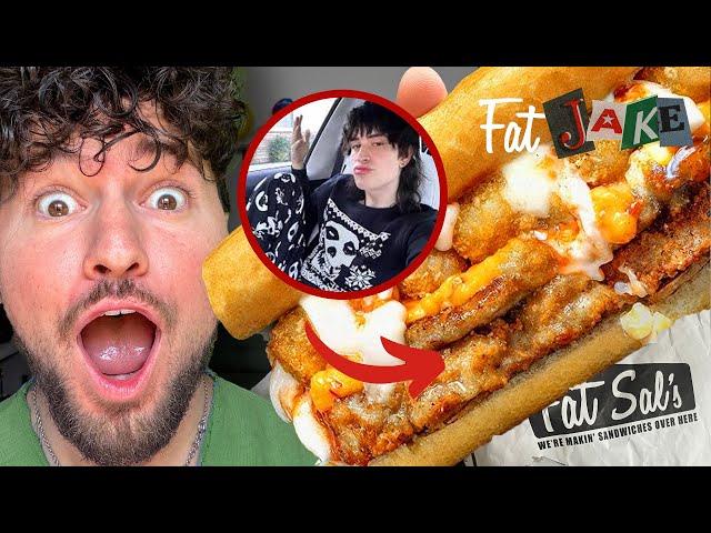 Trying Jake Webber’s FAT SAL’S Sandwich Mukbang