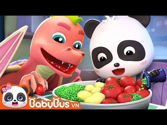 Gấu trúc Kiki thích ăn rau | Khám phá các loại rau củ | Nhạc thiếu nhi vui nhộn | BabyBus