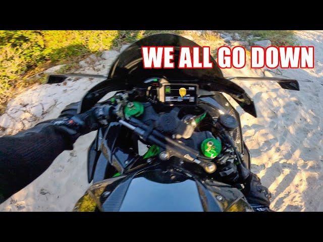 HERE'S WHAT A MOTORCYCLE CRASH FEELS LIKE  | Ninja H2