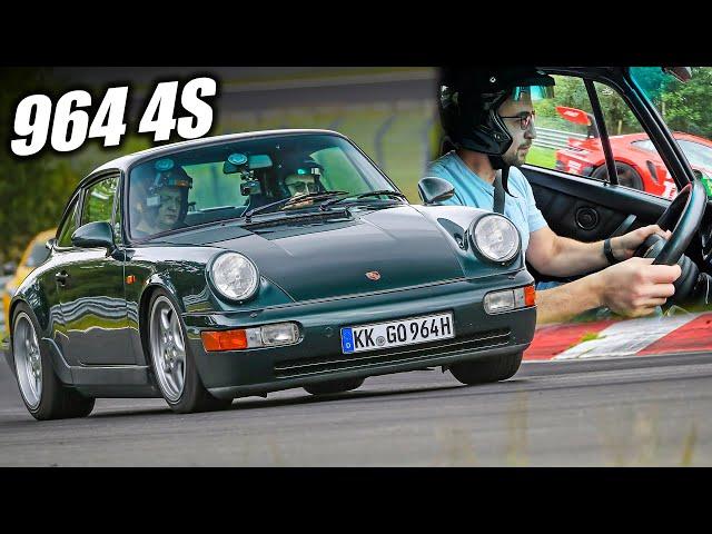 Freshly Rebuilt Porsche 964 C4 Tastes the Nürburgring!