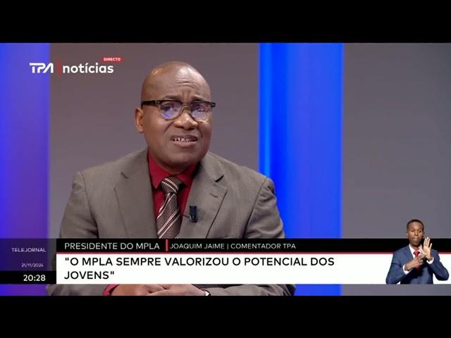 Presidente do MPLA "Juventude, destino de Angola está nas vossas mãos, segurem com firmeza"