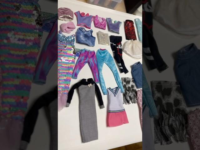 Кукольный гардероб для #барби #barbie #коллекциябарби #barbievideo #barbiedoll #барбиодежда #doll