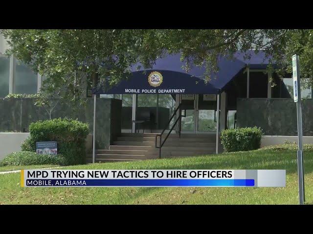 Mobile Police Department begins new campaign to recruit officers