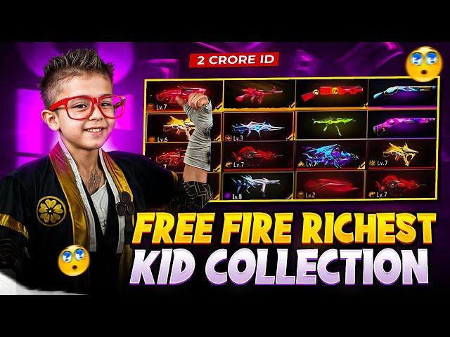 ₹2 Crore Collection  Free Fire Richest Kid ID