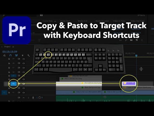 Copy & Paste to ANY TRACK in Premiere Pro 2024