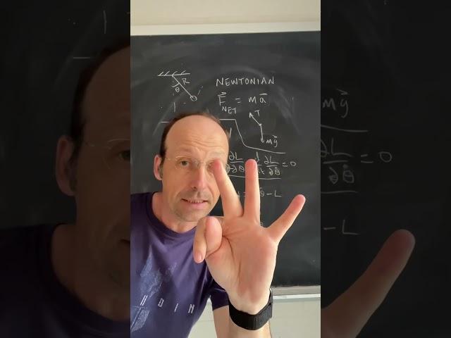 Three ways to do #classsicalmechanics. #hamiltonian #newtonian #lagrangian