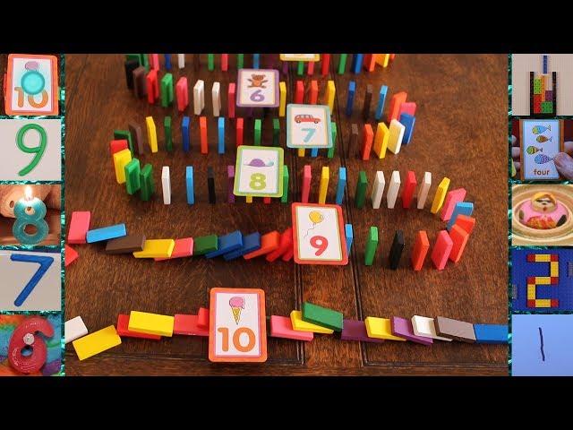 Countdown Numbers from 10 (Dominoes, Play Doh & More)