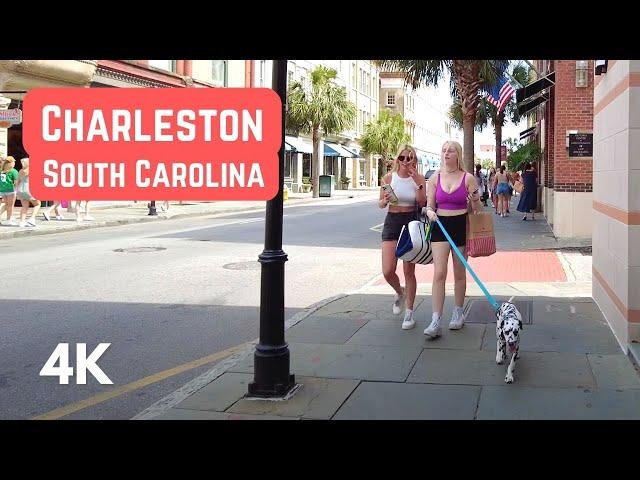 Charleston, South Carolina | Walking Tour | 4K