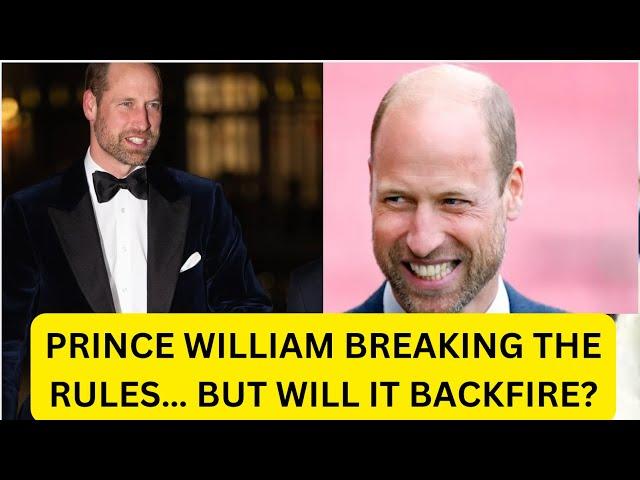 PRINCE WILLIAM - TREADING A FINE LINE WITH THIS MOVE?  #royal #britishroyalfamily #princeharrry