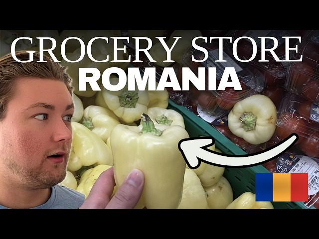 We (Americans) went inside a grocery store in Romania! And what we found intrigued us.