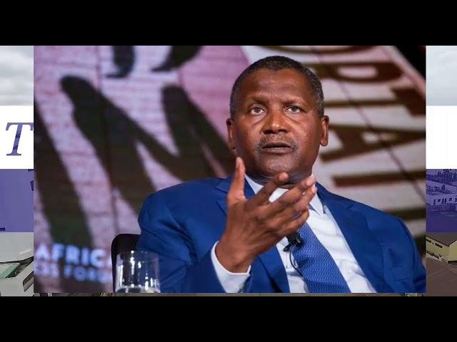 Dangote speaks about his top secrets to success. Time Base TvAfrica