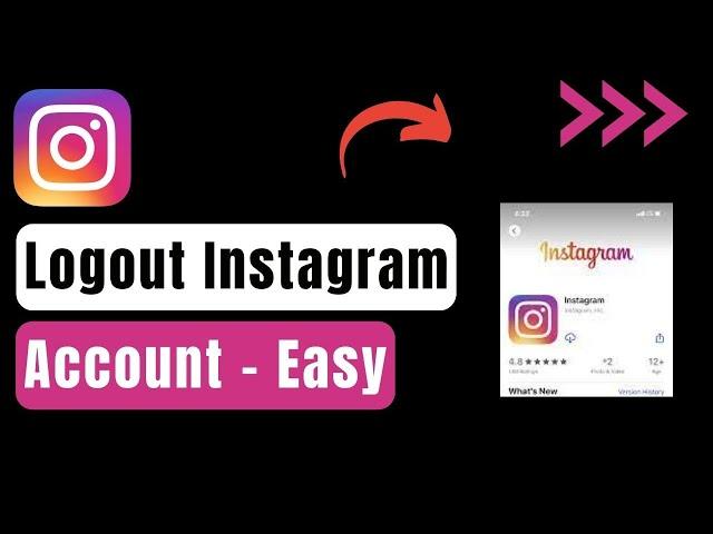 How to Logout Instagram Account