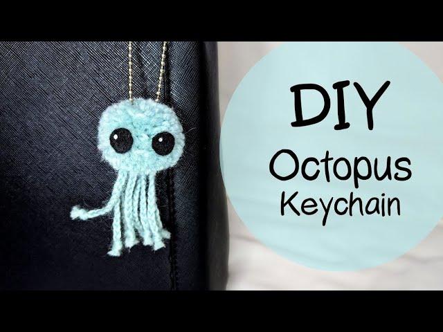 DIY OCTOPUS Keychain | Quick & Easy Pom-Pom DIY 