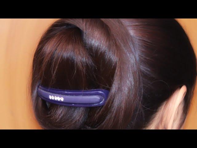 Step-by-Step Hair Clip Bun | Beautiful & Easy Hairstyle | Cute Simple & Easy HairStyle Girl Everyday